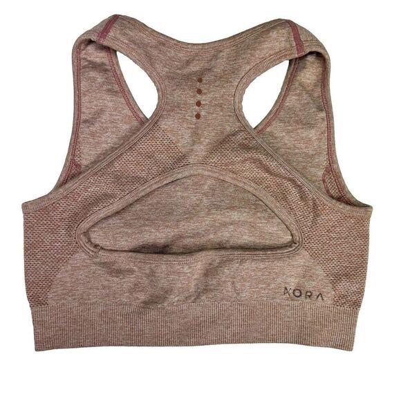 Kora Sports Bra Pink Medium Racerback Seamless Athleisure Performance Workout - Picture 1 of 6